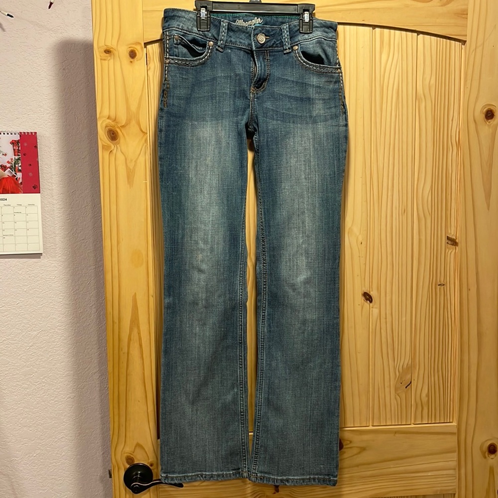 lightly worn jeans
